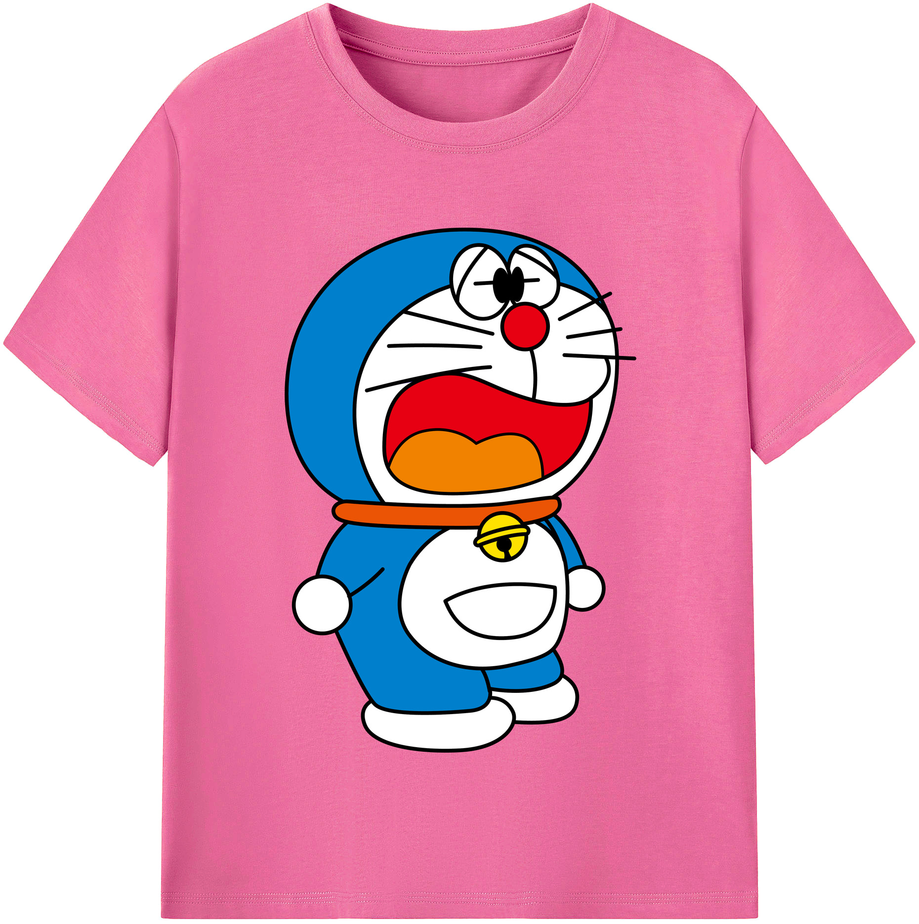 （画像用） ドラえもん Doraemon レディースカジュアルプリントTシャツ（綿100％）